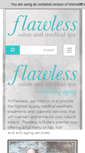 Mobile Screenshot of flawlessmedicalspa.com